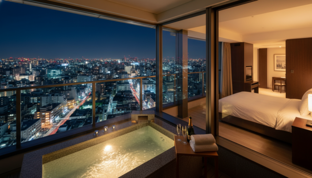 【2026年バレンタイン】都内で1万円台の露天風呂付き客室があるホテル7選｜コスパ最強