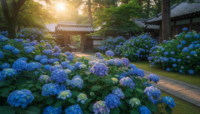【2026年6月】鎌倉紫陽花デートはここ！AI予測で混雑回避する穴場ホテル＆ルート